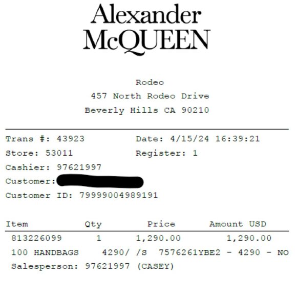 Alexander McQueen handbag - Picture 5 of 5